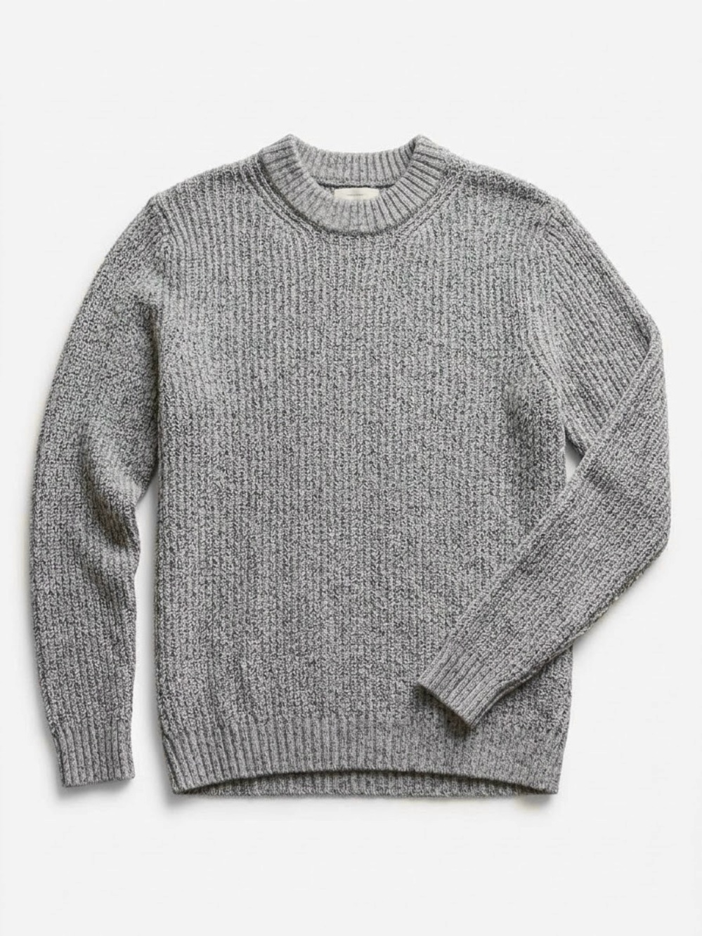 American Eagle Outfitters Gray Ribbed Crewneck Sweater Size Small